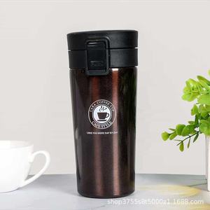 Cross-border Stainless Steel <b>Double</b> <b>Wall</b> Vacuum Insulated Coffee Tumbler Portable Carrying Strap Custom Engraved Logo Business - Product Image 3