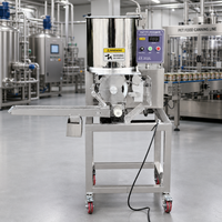 Machine à galettes de viande commerciale avec moteur 550W pour la formation de galettes de bœuf, poulet et poisson dans l'atelier de production d'aliments surgelés