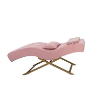 Table de massage et lit de beauté réglable en acier inoxydable de luxe moderne, en cuir blanc, pour salon de beauté, soins du visage et des cils, et thérapies