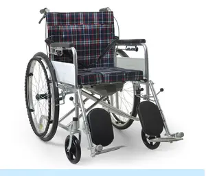 Top verkaufen Hand Kinderwagen Stuhl günstigen Preis faltbaren Rollstuhl Handbuch Standard Rollstuhl liegend mit Urinal Toilette