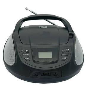 <b>Custom</b> Portable Boombox <b>CD</b> Player with Handle USB AUX FM Radio Built in Speaker Audio Player - Product Image 1