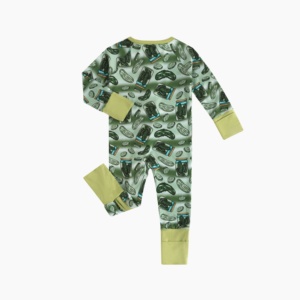 Miozing - Mono de Bebé con Lindo Estampado de Pepinillos, Proveedor de Ropa de Dormir <span class=keywords><strong>para</strong></span> Niños de Bambú OEM, Empaque Personalizado <span class=keywords><strong>para</strong></span> <span class=keywords><strong>Bebés</strong></span> - Product Image 2