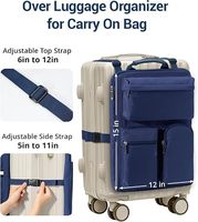 Sac de voyage suspendu grande capacité avec poignée, multi-compartiments, léger et personnalisable