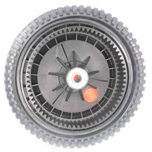 200mm Solid Plastic 8x2.5 Inch Semi-Pneumatic Wheel Plastic Rim <strong>Garden</strong> <strong>Cart</strong> Lawn Mower Tire Material Handling Equipment Parts - Product Image 3