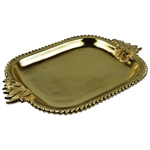 Plateau de service en métal résistant à la rouille, exportateur indien, plateau de rangement et de présentation polyvalent pour un usage quotidien, disponible au meilleur prix - Product Image 1