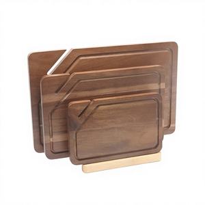 Planche à découper en bois multifonctionnelle pour légumes, viande, fruits - Ustensiles de cuisine écologiques antibactériens, compatibles lave-vaisselle - Product Image 1