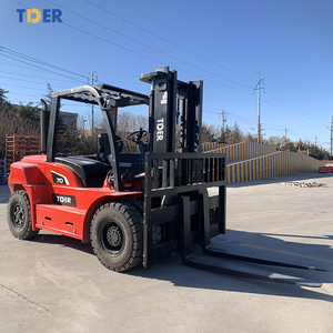 Tder סיני מלגזה משאית מונטרגאס 7 טון 10ton 7t דיזל מלגזה empilhadeira דיזל 7ton עם מזלג positioner