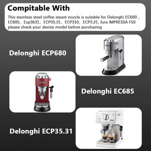 1 pezzo all'ingrosso macchina da <span class=keywords><strong>caffè</strong></span> ugello a vapore di ricambio per caffettiera ugello a vapore in acciaio inossidabile ugello per bacchetta a vapore - Product Image 3