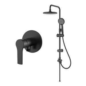 <span class=keywords><strong>Kit</strong></span> de rail de <span class=keywords><strong>douche</strong></span>, ensemble de mitigeur de <span class=keywords><strong>douche</strong></span> avec tête de pluie de 8 "et <span class=keywords><strong>douche</strong></span> à main pour salle de bain - Product Image 5