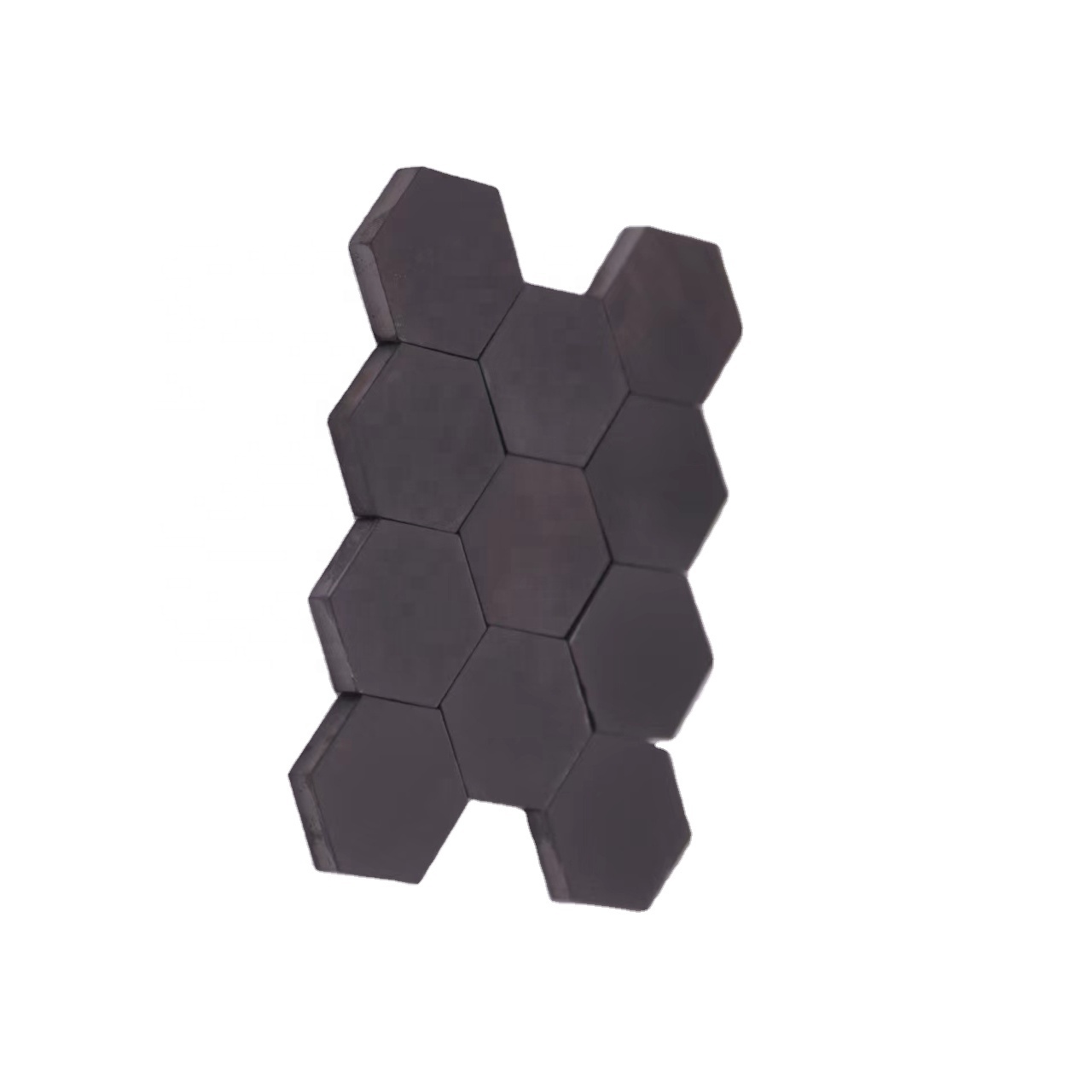 Кремниевая карбидная Шестигранная пуленепробиваемая пластина керамическая пуленепробиваемая пластина