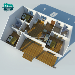 Bán Chạy Nhất Ba Phòng Ngủ Bọt Xi Măng Thiết Kế Xây Dựng Nhà Bê Tông Đúc Sẵn - Product Image 4