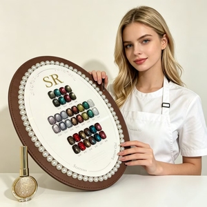 Ensemble de vernis gel magnétique effet œil de chat, 18 couleurs, tons foncés, métalliques et scintillants, pour manucure en salon, vente en gros - Product Image 4