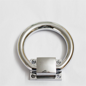 Tirador de Anillo Moderno Minimalista de Aleación de Zinc, Color Cromo, para Muebles y Gabinetes, Duradero A2199 - Product Image 4
