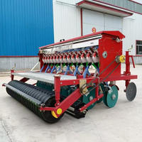 Semoir à blé de petite taille à 14 rangs, semoir à petites particules pour petit tracteur à vitesse variable en continu