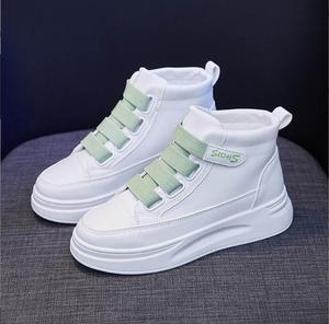 Chaussures d'été décontractées <span class=keywords><strong>pour</strong></span> femmes Baskets confortables à coussin d'air Chaussures à lacets Hauteur cachée Augmentation de la taille Chaussures tendance d'automne - Product Image 6