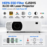 Proyector Láser HDR CJ5915 3LCD 4K de 5200 Lúmenes con Relación de Contraste de 5 000 000 1