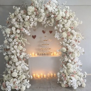U Shaped Rose Flower Arch Wedding Flower <b>Stand</b> <b>Backdrop</b> Wedding Flower Arch - Product Image 1
