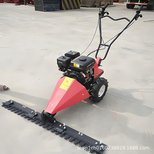 Tondeuse à gazon thermique à poussée manuelle, 4 temps, monocylindre, autopropulsée, à fléaux, qualité professionnelle pour le débroussaillage des terres agricoles - Product Image 3