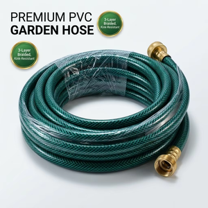 Tuyau d'arrosage à connexion rapide 3x télescopique en latex, tuyau d'arrosage magique de jardin avec buse de pulvérisation, tuyau flexible rétractable - Product Image 3