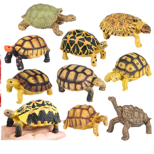 Giocattoli per bambini yxs, modelli di animali realistici in plastica solida, tartaruga, elefante, animale marino, stella, coccodrillo. - Product Image 1