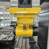 Centre d'usinage CNC automatique de type portique DVP, 3-4 mètres carrés, robuste, pour fraisage vertical, lit coulissant pour découpe de métaux BT50