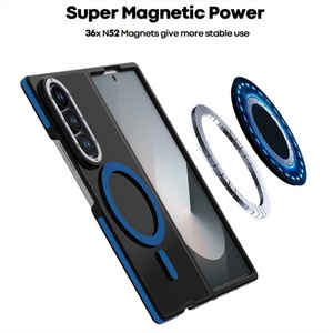 Fundas Magnéticas Translúcidas Mate para Teléfono Móvil Samsung Z Fold 8 6 7, Carga Inalámbrica, Protección Antigolpes - Product Image 2