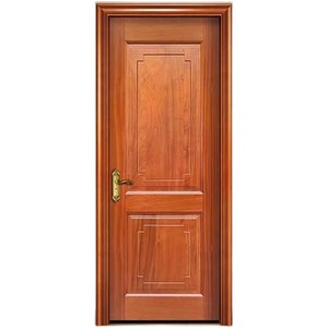 Porte moderne luxueuse et légère en bois massif porte battante sur mesure pour porte insonorisée de la chambre à coucher intérieure - Product Image 4