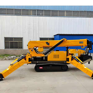 Piattaforma aerea mobile idraulica a braccio pieghevole con cabina per spazi ristretti, modello EPFC, origine Shandong - Product Image 3