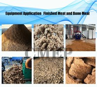 Machine de traitement des déchets animaux ISO9001CMJ-1 1.0 T/lot avec désinfection à haute température 133°C pour la récupération des ressources MBM et des graisses