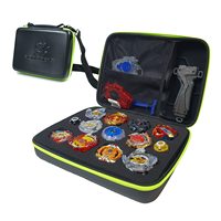Étui personnalisé simple, léger, durable, imperméable, à double compartiment, avec fermeture éclair en EVA pour jouets Beyblades Burst, étui vide