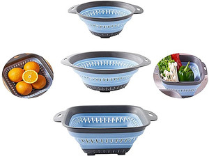 Filtri pieghevoli da cucina per frutta, verdura e Pasta, cestello per lavastoviglie, colino pieghevole in Silicone - Product Image 2