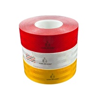 Autocollant de signalisation ECE 104R, bande réfléchissante en PET, film adhésif pour voiture, ruban réfléchissant pour camions