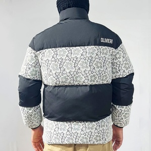 Vestes d'hiver pour hommes en dentelle à fermeture éclair, design personnalisé, de haute qualité, rembourrées et chaudes, idéales pour l'hiver - Product Image 2