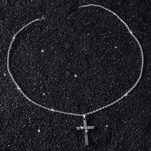 2026 Hot Selling Simple Popular Design <b>Cross</b> Pendant Necklace Hiphop Stainless Steel Men's Necklaces Fashion Jewelry Wholesale - Product Image 1