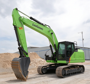Excavatrice sur chenilles Liugong 922F-E verte, machine de terrassement haute performance - Product Image 2