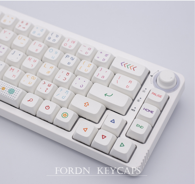 127 Key Personalized XDA Profile Thai PBT Keycaps for Cherry MX Switch Mechanical Keyboard Anne Pro 2/GK61