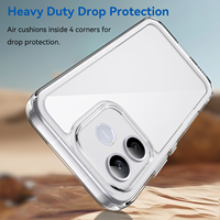 Nouvelle coque transparente pour Honor 600 Lite, anti-rayures, fine, TPU + acrylique 2 en 1, coques arrière antichoc pour Honor 600 Lite