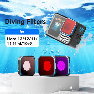 Filtro <span class=keywords><strong>de</strong></span> <span class=keywords><strong>buceo</strong></span> Hot Hit para Hero 13/12/11/11 Mini/10/9, <span class=keywords><strong>gafas</strong></span> protectoras <span class=keywords><strong>GoPro</strong></span> para deportes acuáticos - Product Image 3