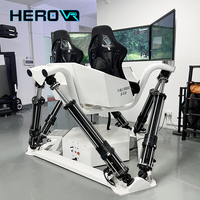 Simulador de Carreras VR HEROVR, Go Kart Eléctrico con Movimiento 2Dof, Auto de Carreras F1, Vehículo Metálico para Montar en Interiores, para Parques de Aventura y Jardines