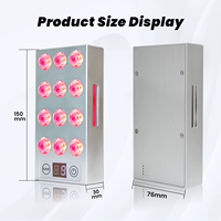 Appareil PDT portable Ideatherapy OEM ODM 5W Dualchip 660 850nm, thérapie par la lumière LED pour le visage, lumière infrarouge, panneau de thérapie par la lumière rouge LED
