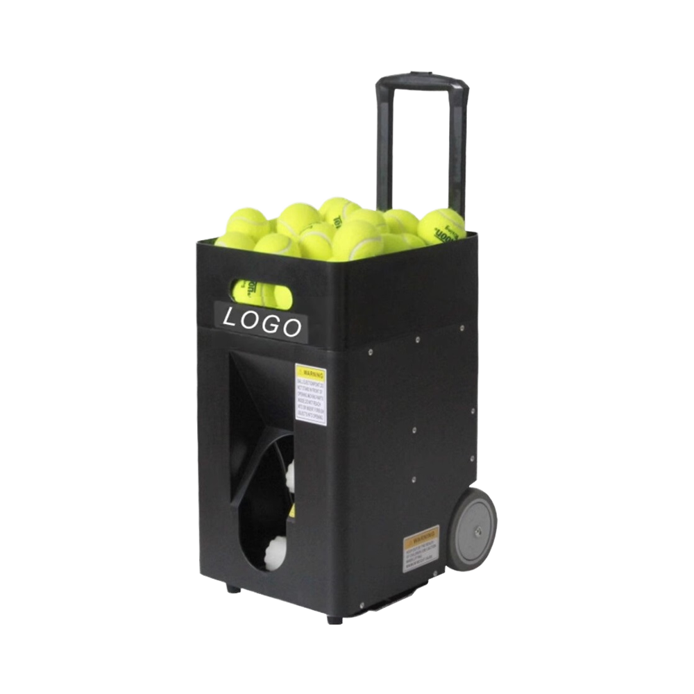 Portable Eco-Friendly Fashion Tennis Serve Machine with Remote Control for Indoor/Outdoor Training Includes 50-Ball Set