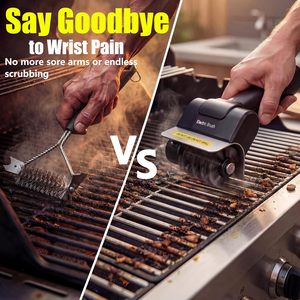 Brosse électrique SEB pour nettoyer les grilles de barbecue en extérieur, brosse rotative sans fil réglable pour nettoyer les grilles de barbecue - Product Image 3