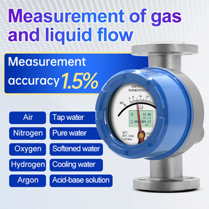 Débitmètre à section variable, rotamètre à tube métallique pour liquides, <span class=keywords><strong>gaz</strong></span> et vapeurs, petit débit, <span class=keywords><strong>raccord</strong></span> à bride, sortie 4-20mA - Product Image 4