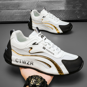 Mocasines de Diseño Moderno para Hombre, Zapatos Casuales con Cordones, Primavera Verano Otoño, Tallas 39-44, Parte Superior Impermeable y Suave, Suela de Goma, Cómodos - Product Image 2