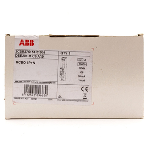 Nuovo Originale Pronto per la Spedizione RCBO 6 6A 30MA CURVA C DSE201 M C6 A30 1P+N DSE201MC6A30 2CSR275151R1064 - Product Image 3
