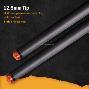 JFLOWERS Pool Cue, Ebony Plain Face, Figured Bubinga/Zebrawood/Padauk Butt Options, Carbon Fiber or Maple Shaft Professional - Product Image 5