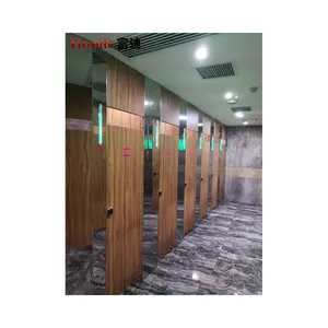 Customized Size High Quality Compact Laminate Toilet Cubicle Partition Price Hanging