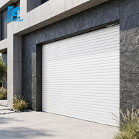 Porte de garage à enroulement en alliage d'aluminium Goldway, résistante au vent, pour villas et fermes
