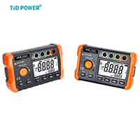 Testeur de résistance de mise à la terre TIDPOWER – Compteur numérique de haute précision pour la protection contre la foudre et l'analyse du sol