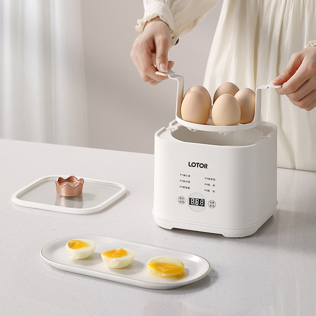 High Quality Automatic Electric Egg Boiler Multifunction Breakfast Egg Cooker for Soft, Hard Boiled